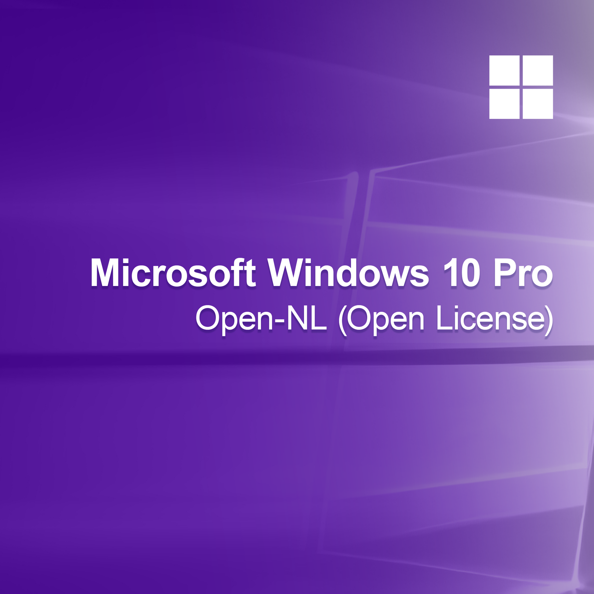 Microsoft Windows 10 Pro Open-NL (Open License)