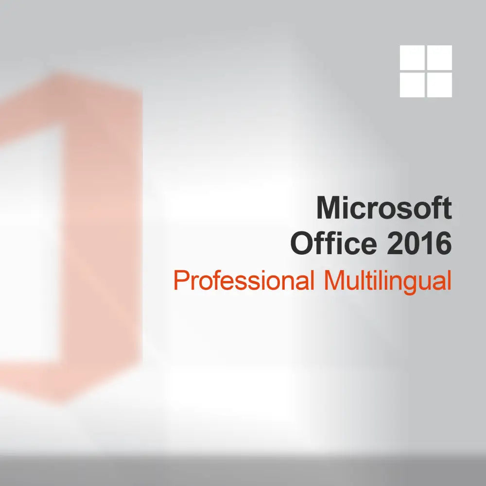 Microsoft Office 2016 Profesyonel Çok Dilli