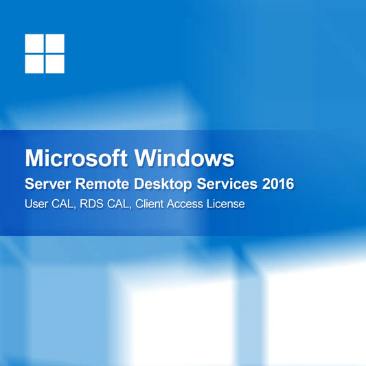 Microsoft Windows Server Uzaktan Masaüstü Hizmetleri 2016 Kullanıcı CAL, RDS CAL, İstemci Erişim Lisansı