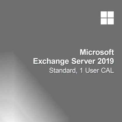 Microsoft Exchange Server 2019 Standard, 1 Kullanıcı CAL