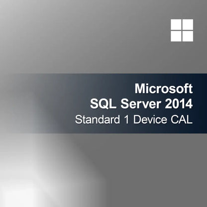 Microsoft SQL Server 2014 Standard 1 Cihaz CAL