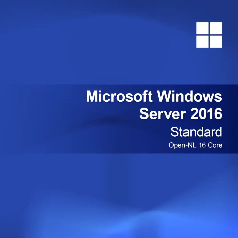 Microsoft Windows Server 2016 Standard Open-NL 16 Çekirdek