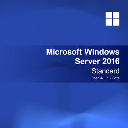 Microsoft Windows Server 2016 Standard Open-NL 16 Çekirdek